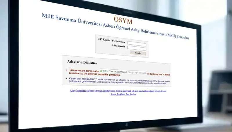 2025 MSÜ Sınav Sonuçları Açıklandı mı? Sonuç Sorgulama Ayrıntıları