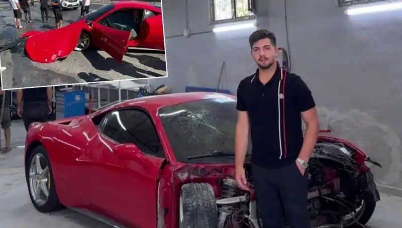 15 Milyonluk Ferrari Hurdaya Döndü: Sahibi Hayal Kırıklığı İçinde!