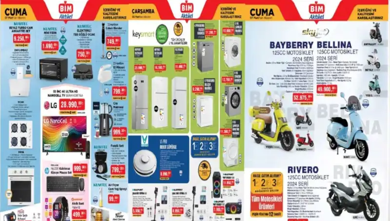 BİM’de Şubat Sonu İndirim Çılgınlığı: 4-7 Mart Aktüel Ürünler Kataloğu Yayında!