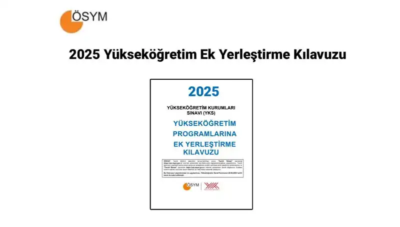 2025 YKS Ek Yerleştirme Kılavuzu: Kontenjanlar ve Tarihler Açıklandı